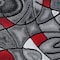 Flash Furniture Red 2' x 7' Abstract Design Accent Rug ACD-RGTRZ860-27-RD-GG - alternate 5